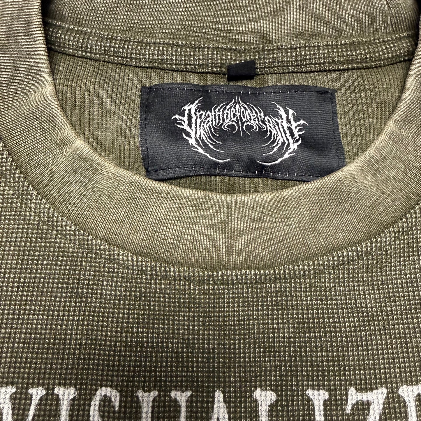 Visualize Industrial Collapse- Waffle Knit Long sleeve