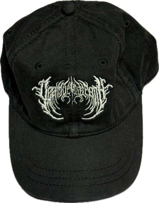 Black Embrodiered Hat
