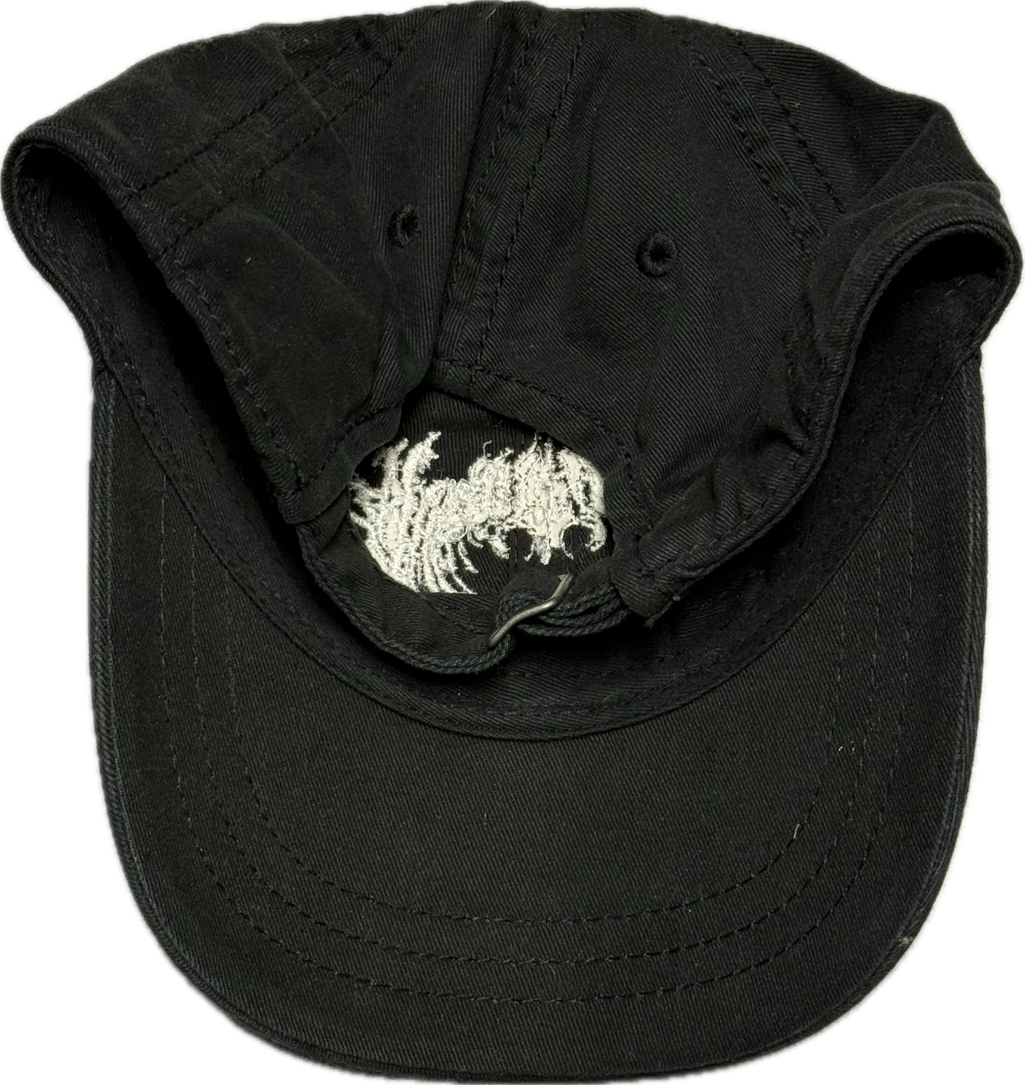 Black Embrodiered Hat