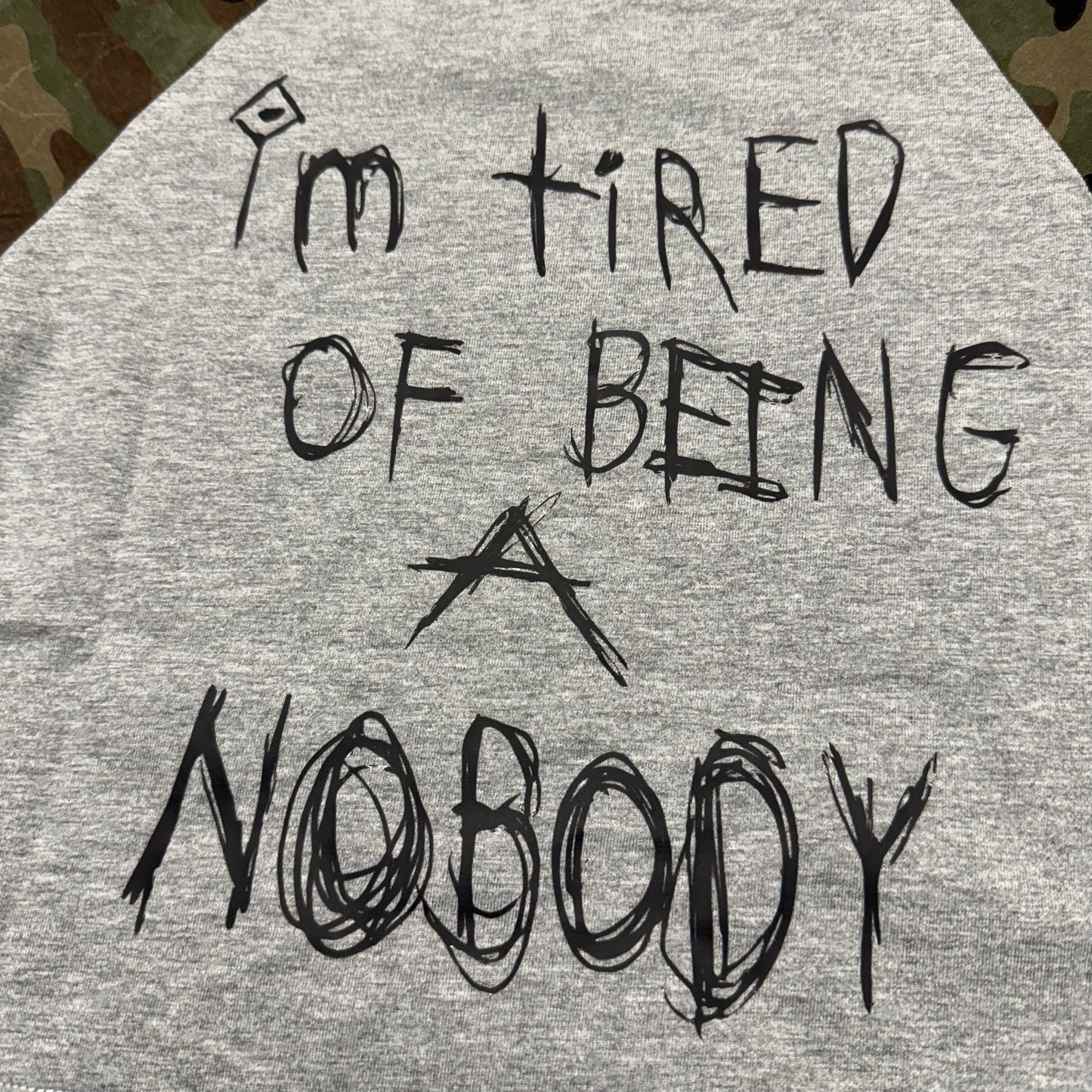 Nobody- Womens Baby Tee