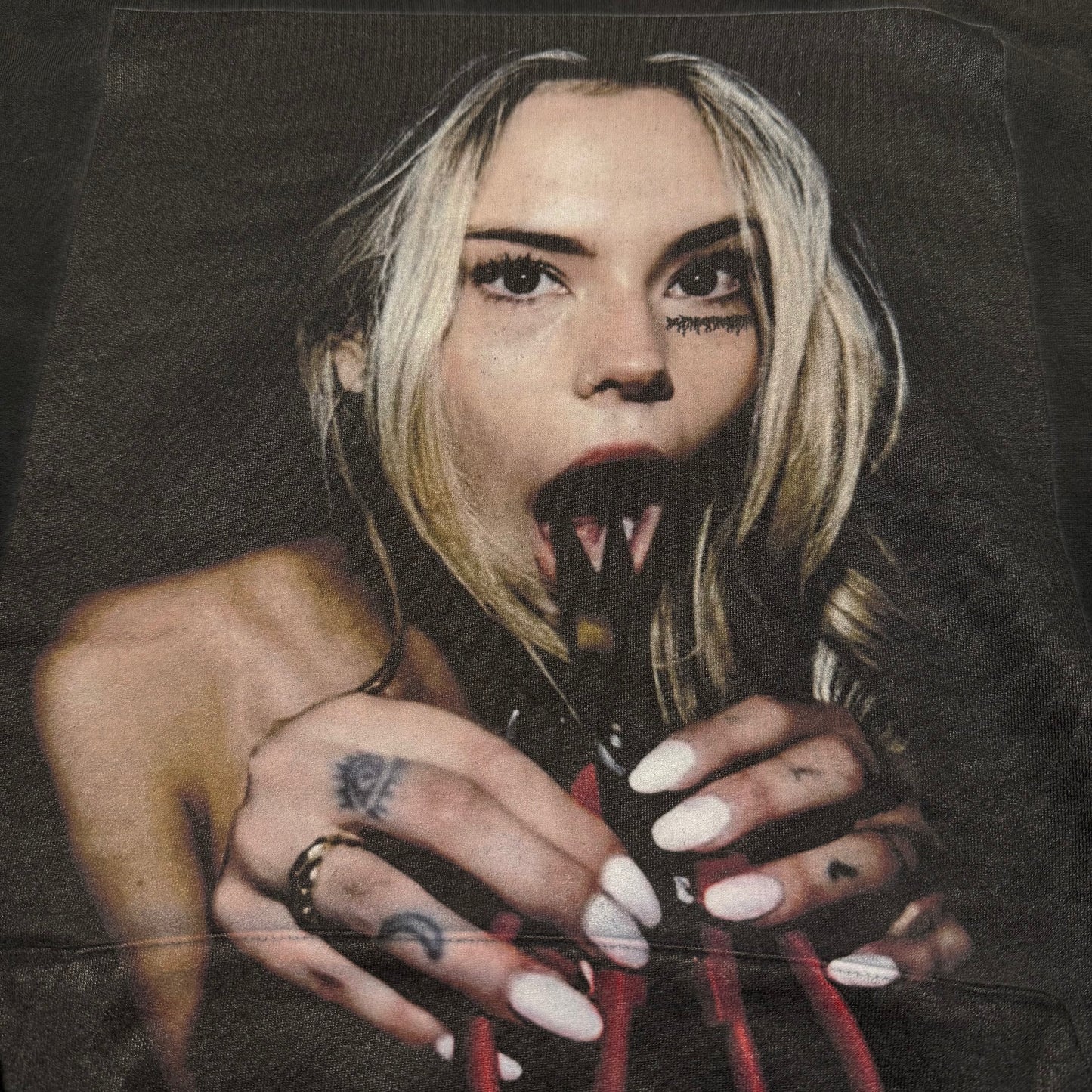 PLEASE GOD HELP ME!- Vintage Treated Hoodie (cropped)