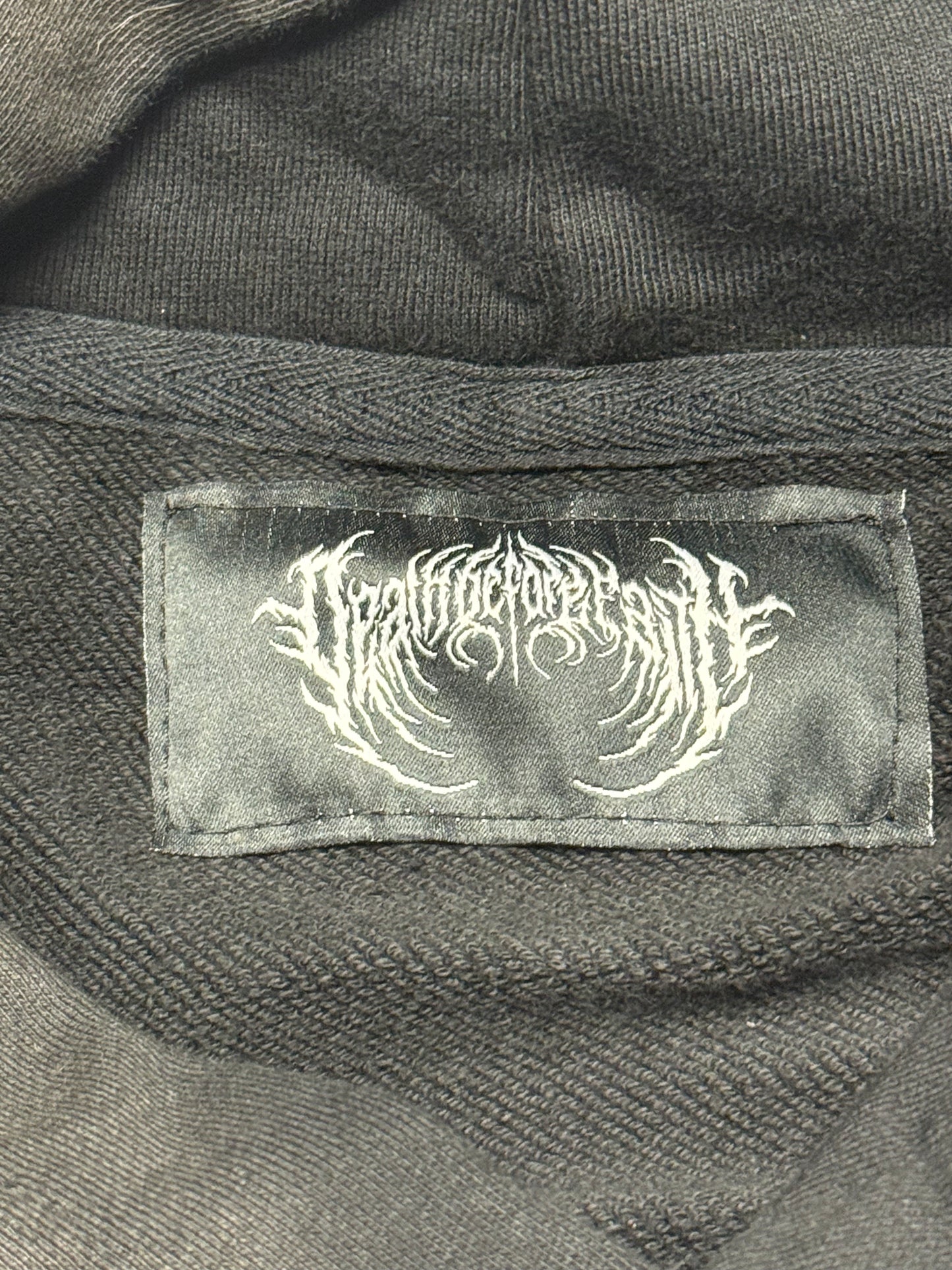 PLEASE GOD HELP ME!- Vintage Treated Hoodie (cropped)