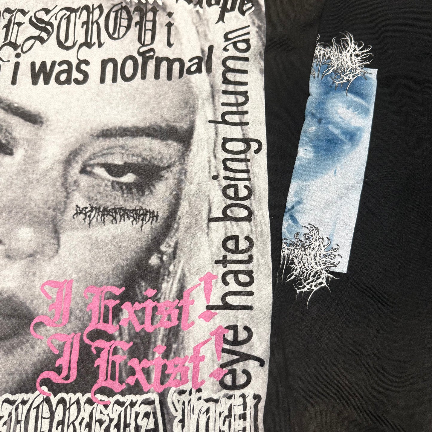 PLEASE GOD HELP ME!- Vintage Treated Hoodie (cropped)
