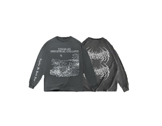 Visualize Industrial Collapse- Long sleeve