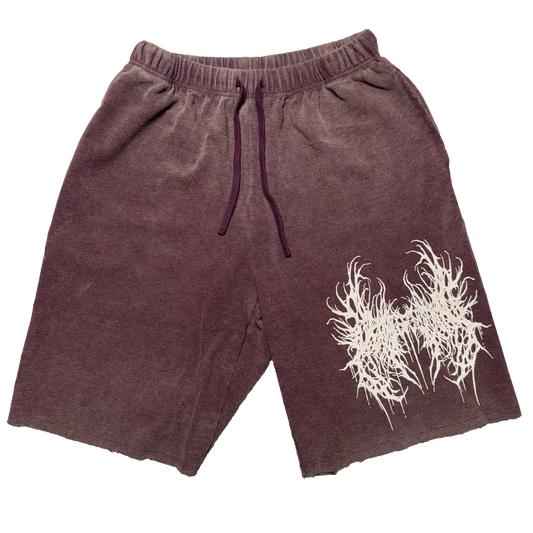 How Many More Days?- Waffle Hem Oversized Shorts
