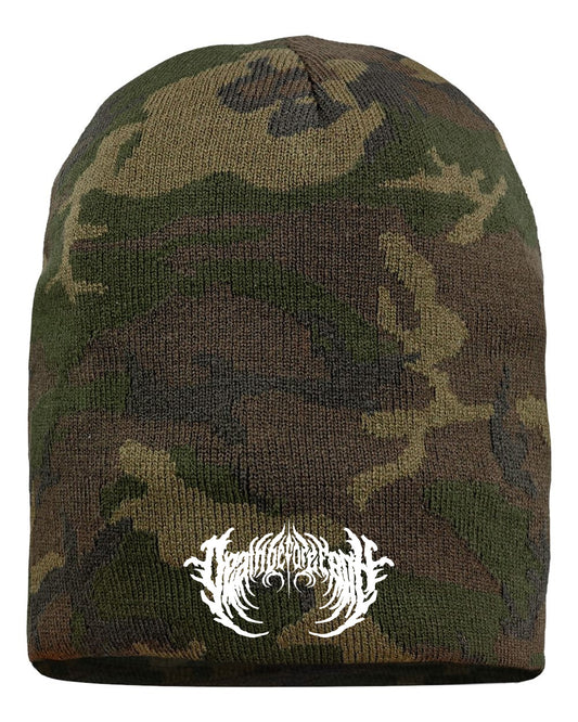 Camo Embroidered Beanie
